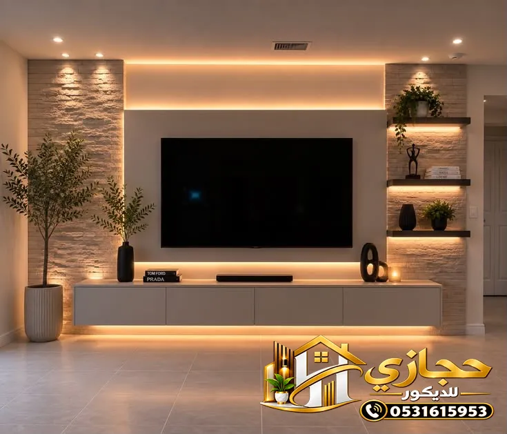 ديكورات شاشات الرياض، ديكورات شاشات تلفزيون، ديكور شاشة مودر