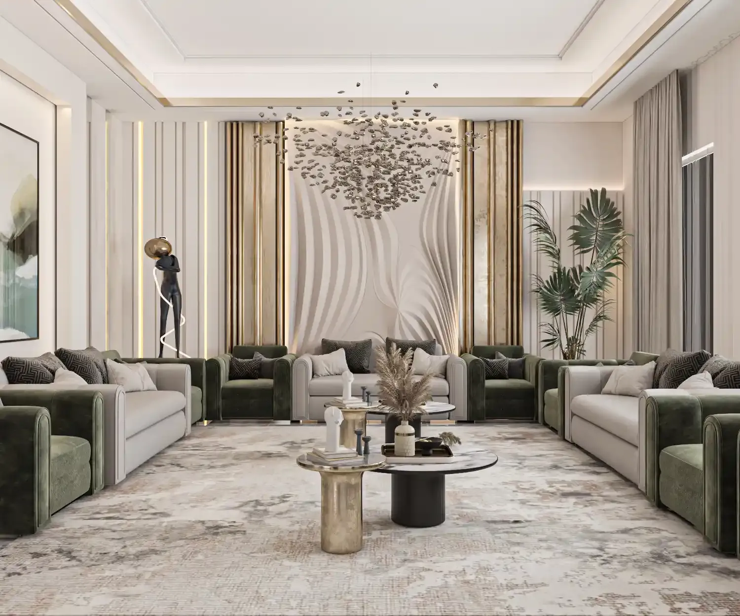 أحدث تصاميم ورق جدران حي العليا بالرياض خصم 10%