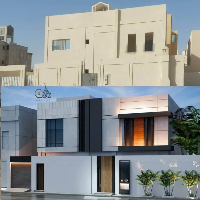 معلم دهانات بروفايل خارجي في حي العقيق بالرياض