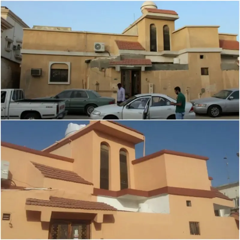 معلم دهانات بروفايل خارجي في حي العقيق بالرياض