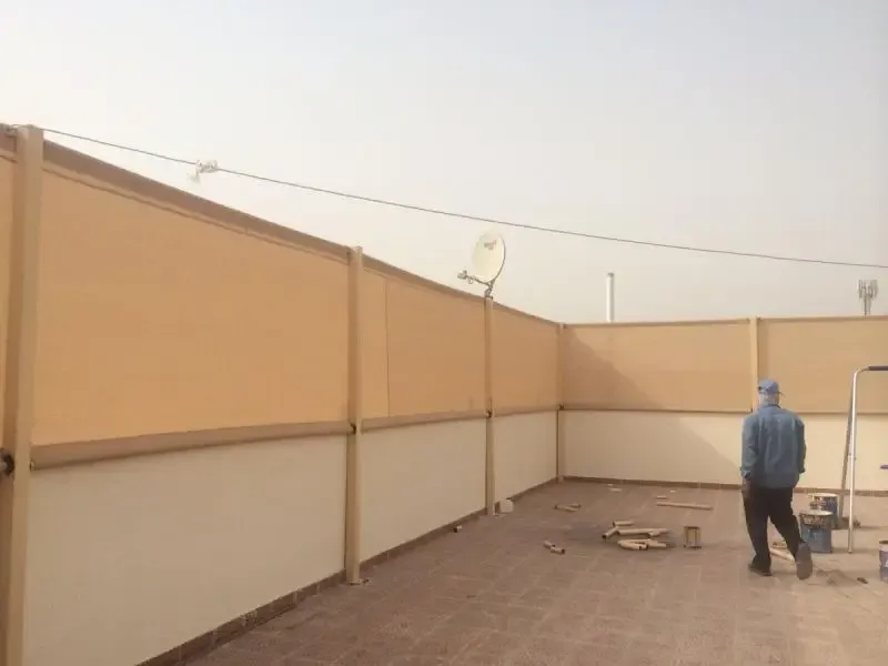 سواتر حديد | سواتر شرائح حديدحي الملقا بالرياض