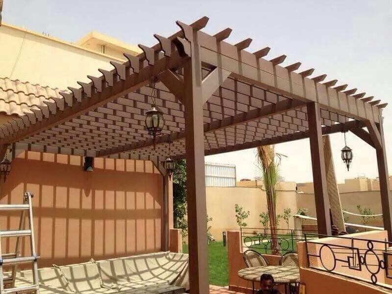 تركيب برجولات حدائق حديثة حي النرجس بالرياض