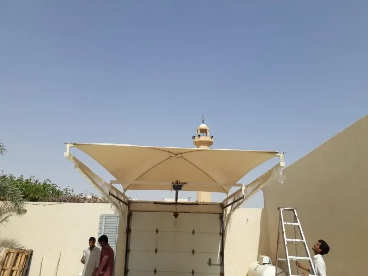 تركيب مظلات مداخل الفلل والمنازل حي الصحافة