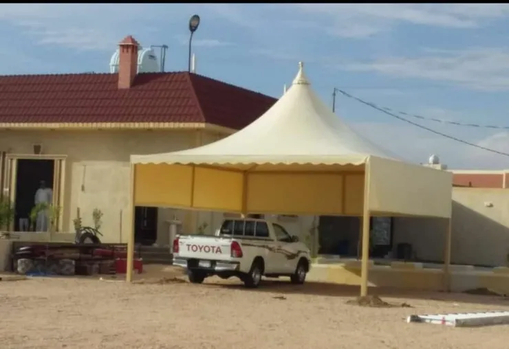 تركيب مظلات مداخل الفلل والمنازل حي الصحافة