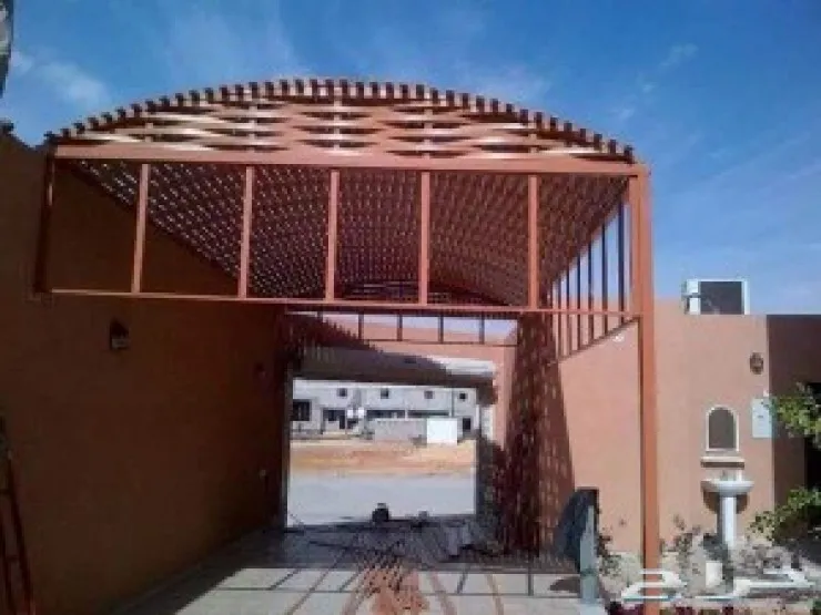 تركيب مظلات مداخل الفلل والمنازل حي الصحافة