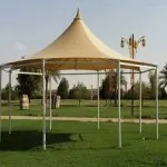 مظلات بلاستيك بي في سي Pvcهرميه حي حطين