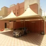 مظلات بلاستيك بي في سي Pvcهرميه حي حطين