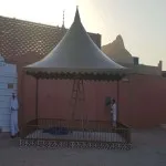 مظلات بلاستيك بي في سي Pvcهرميه حي حطين