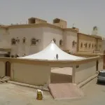 مظلات بلاستيك بي في سي Pvcهرميه حي حطين