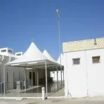 تركيب مظلات المساجد والمشاريع في حي العقيق بالرياض