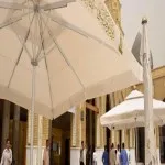 تركيب مظلات المساجد والمشاريع في حي العقيق بالرياض