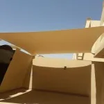 تركيب مظلات المساجد والمشاريع في حي العقيق بالرياض