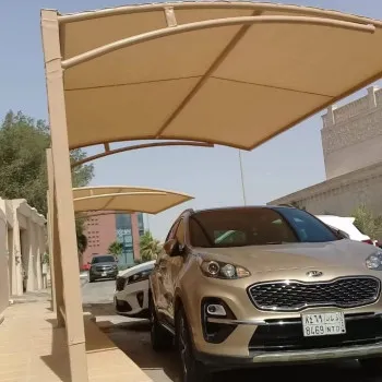 تركيب مظلات المساجد والمشاريع في حي العقيق بالرياض