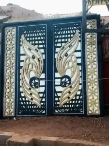 احدث تركيب بوابات حديد بالرياض حي العليا والدرعية