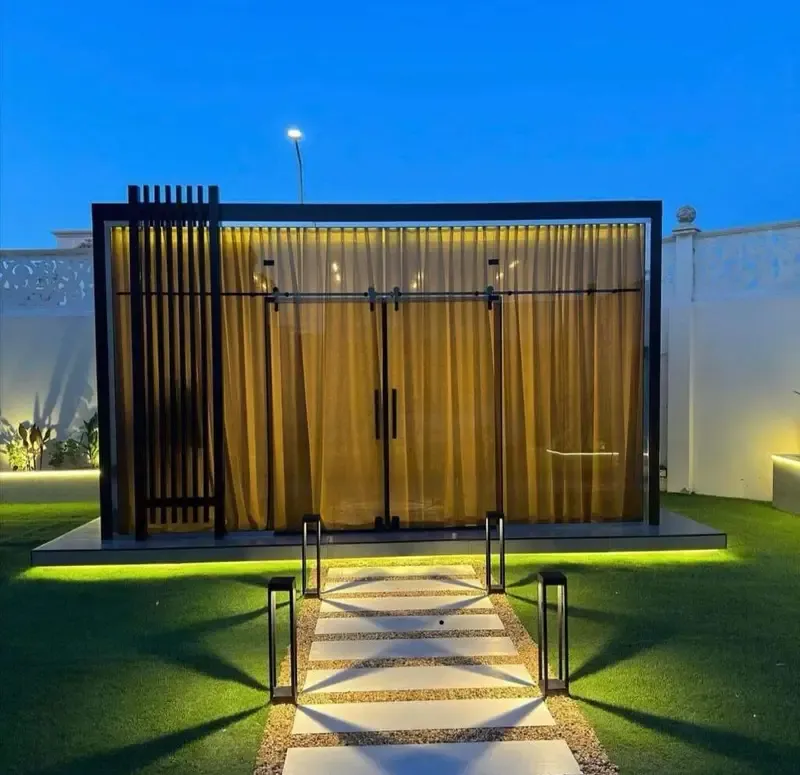 مقاول بناء مجالس خارجية حديثة حي المعذر بالرياض