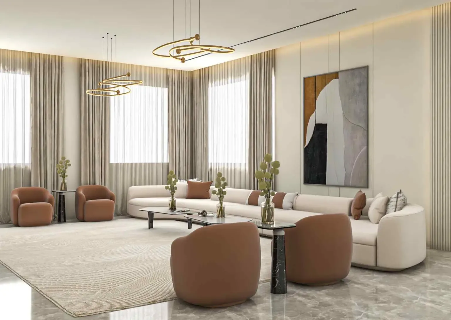 أحدث صيحات الديكور في حي المصيف بالرياض 