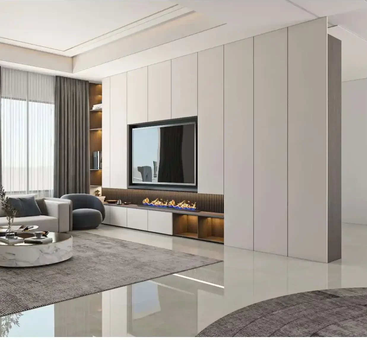 معلم معتمد في تركيب ديكورات الرياض حديثة 2026