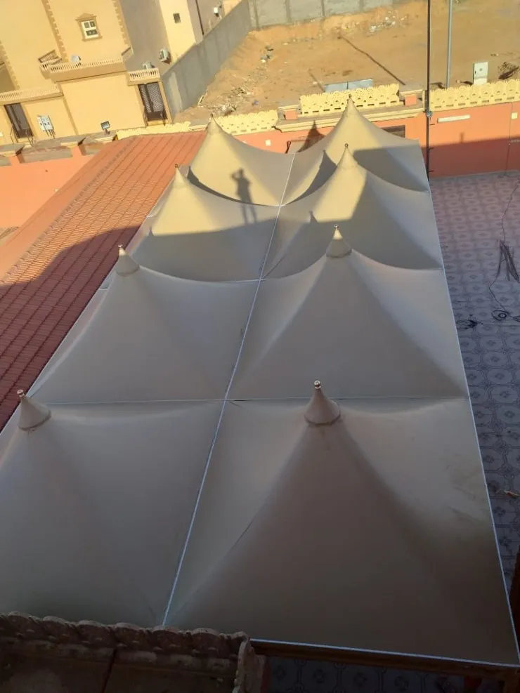 افضل تركيب مظلات هرمية حديثة لعام 2026حي الملك فهد