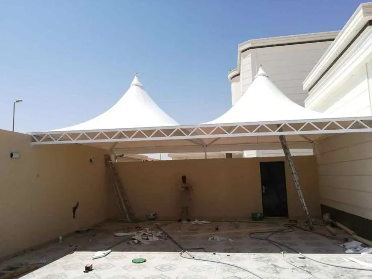 افضل تركيب مظلات هرمية حديثة لعام 2026حي الملك فهد