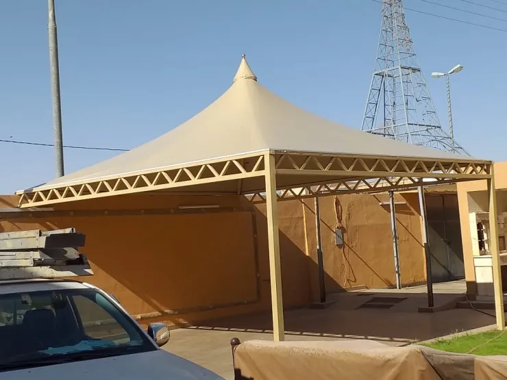 افضل تركيب مظلات هرمية حديثة لعام 2026حي الملك فهد