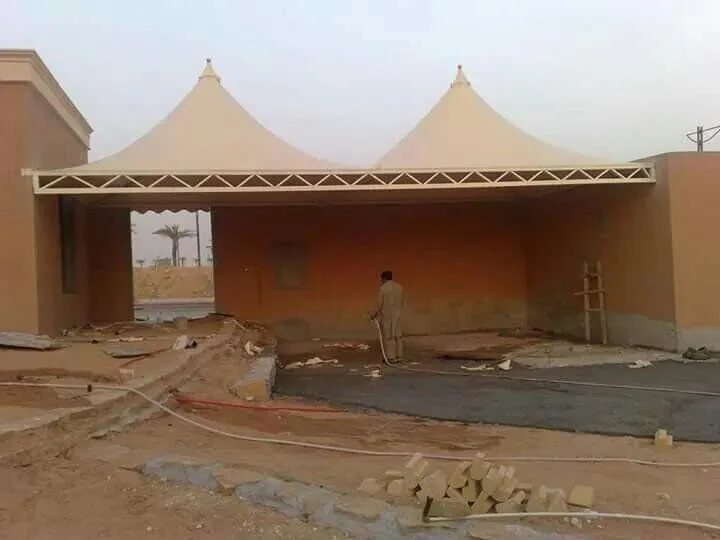 افضل تركيب مظلات هرمية حديثة لعام 2026حي الملك فهد