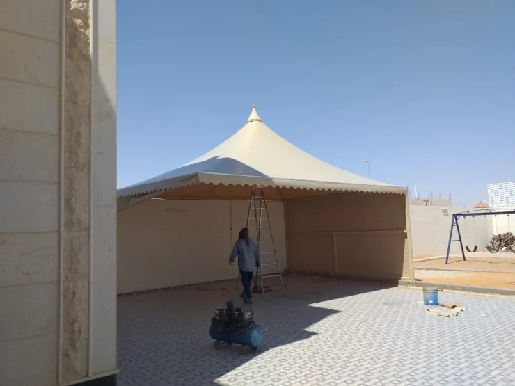 افضل تركيب مظلات هرمية حديثة لعام 2026حي الملك فهد