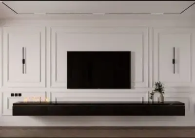 ديكورات شاشات خشبية بسيطة حي التخصصي بالرياض 