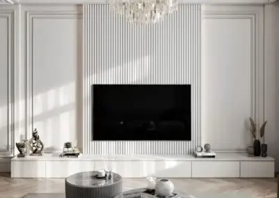 ديكورات شاشات خشبية بسيطة حي التخصصي بالرياض 