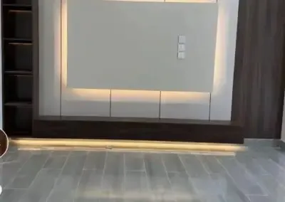 ديكورات شاشات خشبية بسيطة حي التخصصي بالرياض 