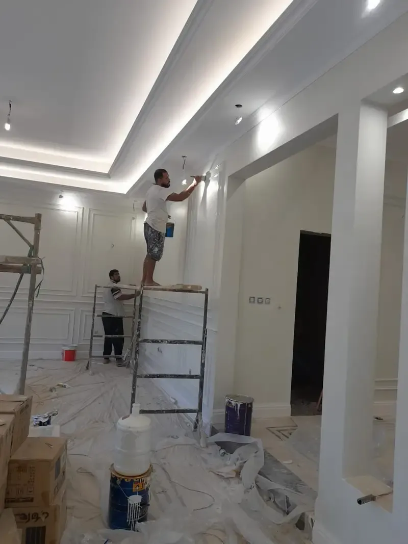 دهان الرياض حي الروضة فن الألوان – حلول ديكور مبتكرة