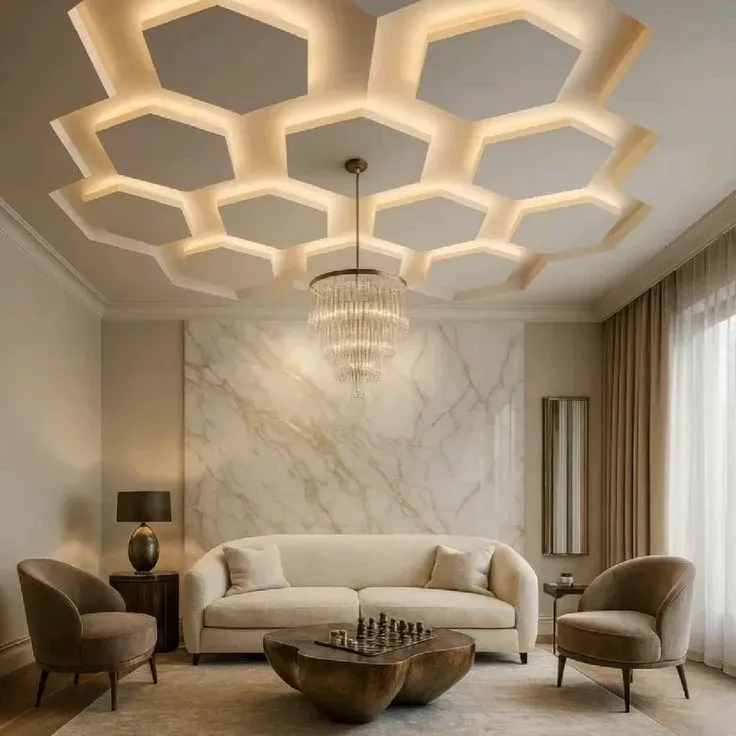 صورديكورات جبسية حديثة في حي العارض والملقا والنرجس 