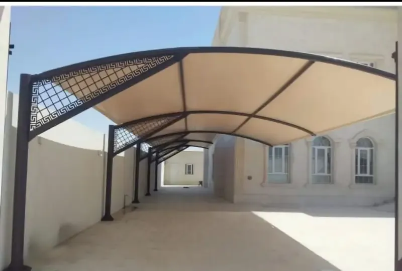 أنواع مظلات سيارات خارجية بحي العارض:لتركيب مظلات البوثلين 