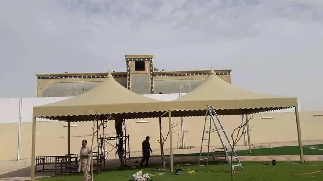 مظلات هرمية حي لبن أفضل مواصفات المظلات الهرمية جميع انواعها