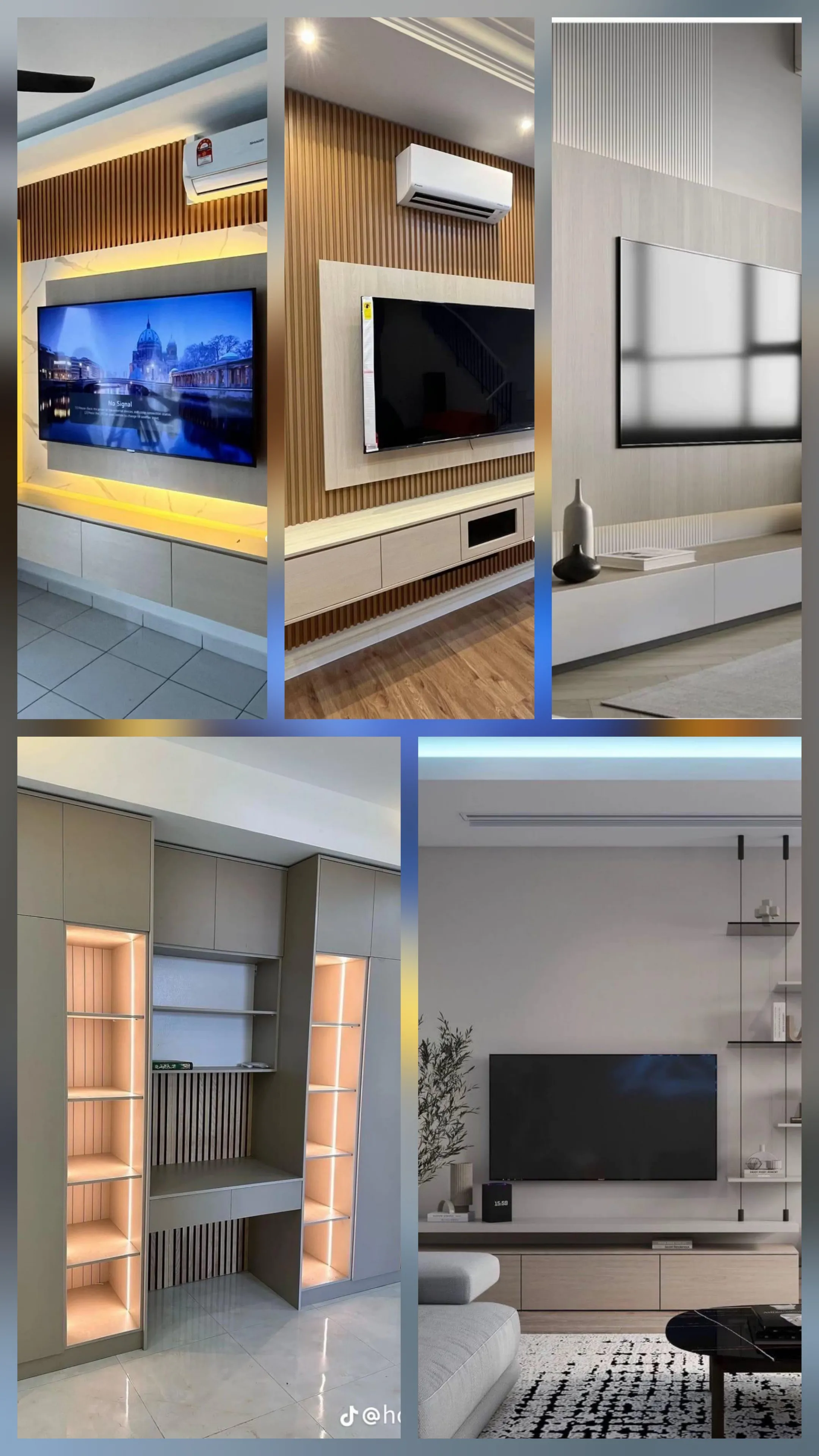 ديكور شاشات مودرن فاخر 